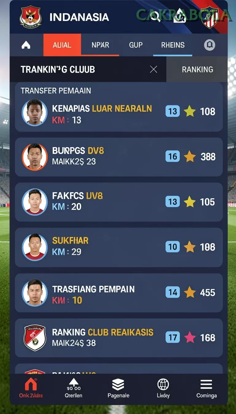 Cuplikan layar IDA777 — pengaturan akun